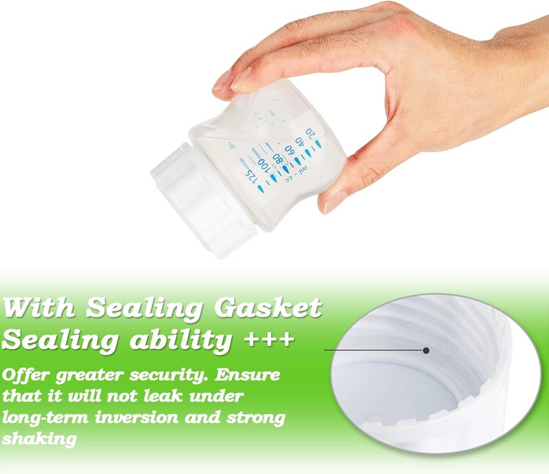 EESC2Y (12-PCs) Travel Bottle Caps Compatible with Avent Bottles, Bottle Lids Replacement White - Image 3